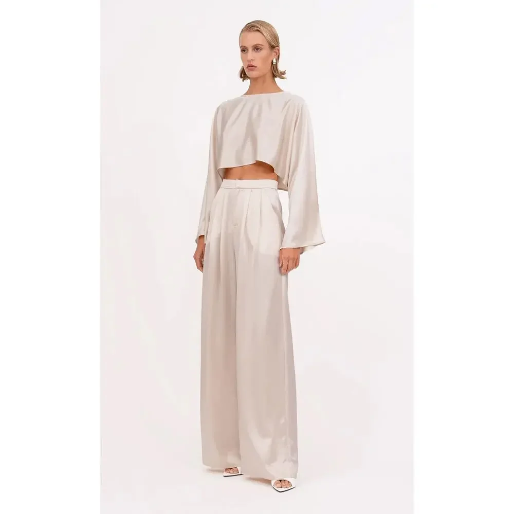 NONCHALANT THE LABEL Paris Pant Champagne XL